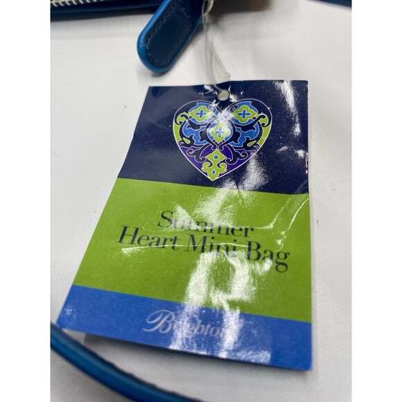 NWT Brighton Saffiano PU Crossbody Summer Heart Mini Bag D23458. - Picture 7 of 9